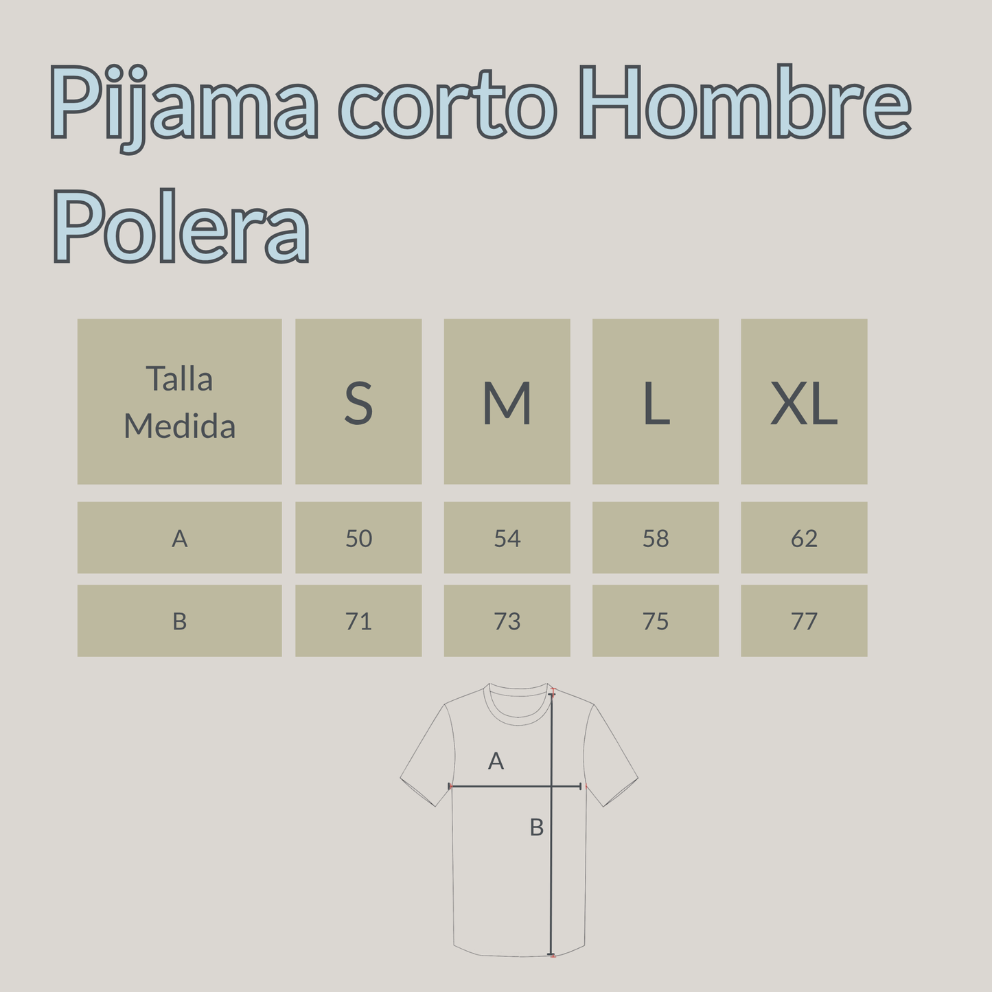 Pijama Brisa Antártica Papá Algodón Pima