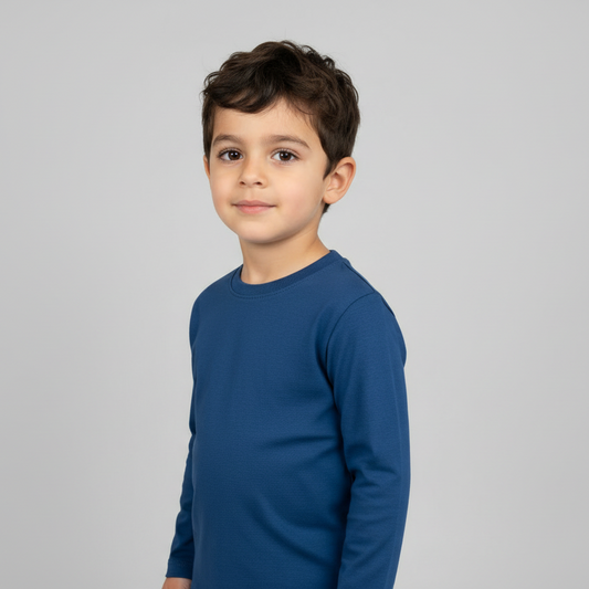 Camiseta de Bambú azul
