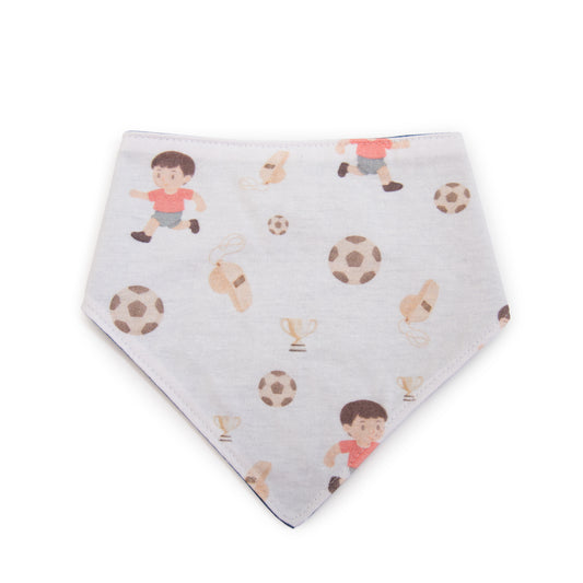 Babero Bandana Futbol de Algodón Reversible