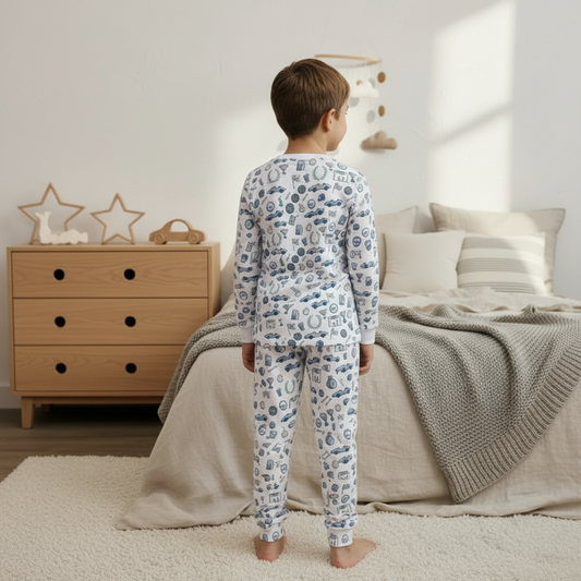 *PREVENTA* Pijama Invierno Niño Franela Algodón Pima Monza
