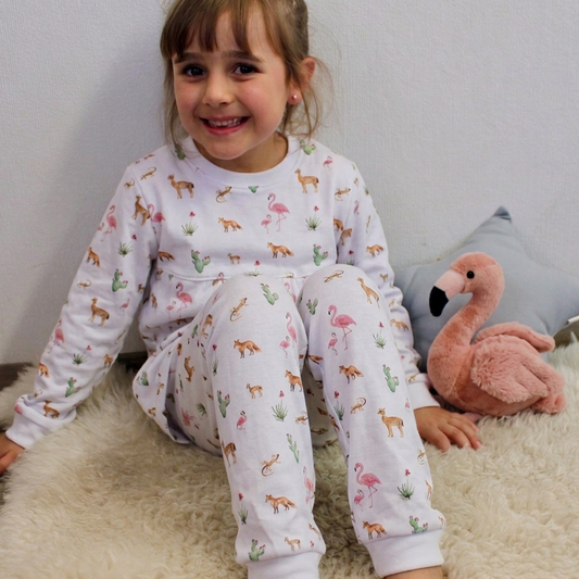 Pijama Media Estación Algodón Pima Atacama Ancestral Niña