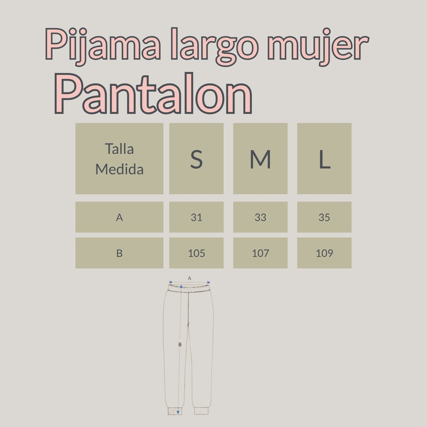 Pijama Media Estación Algodón Pima Brisa Antártica Mamá