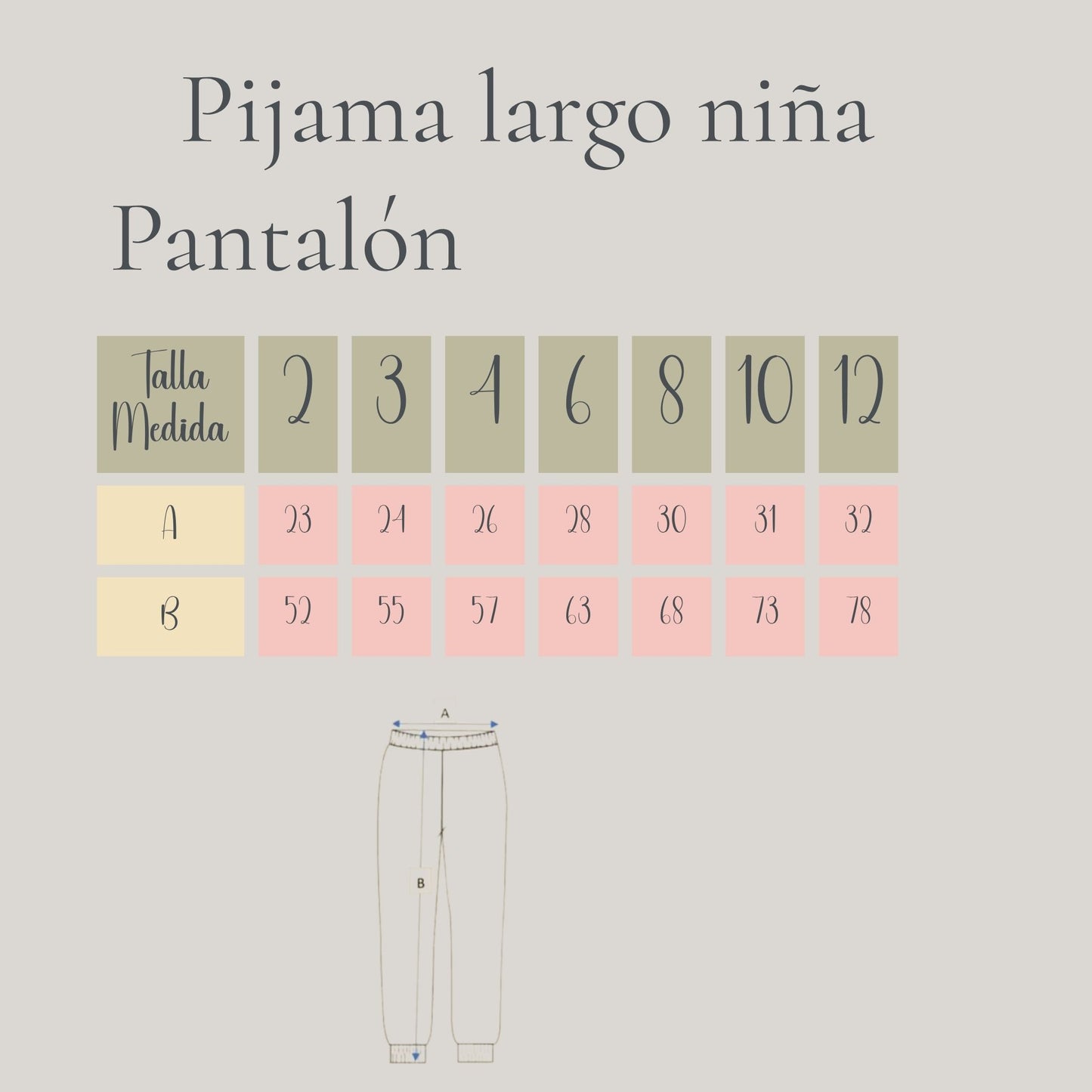 Pijama Media Estación Algodón Pima Brisa Antártica Niña