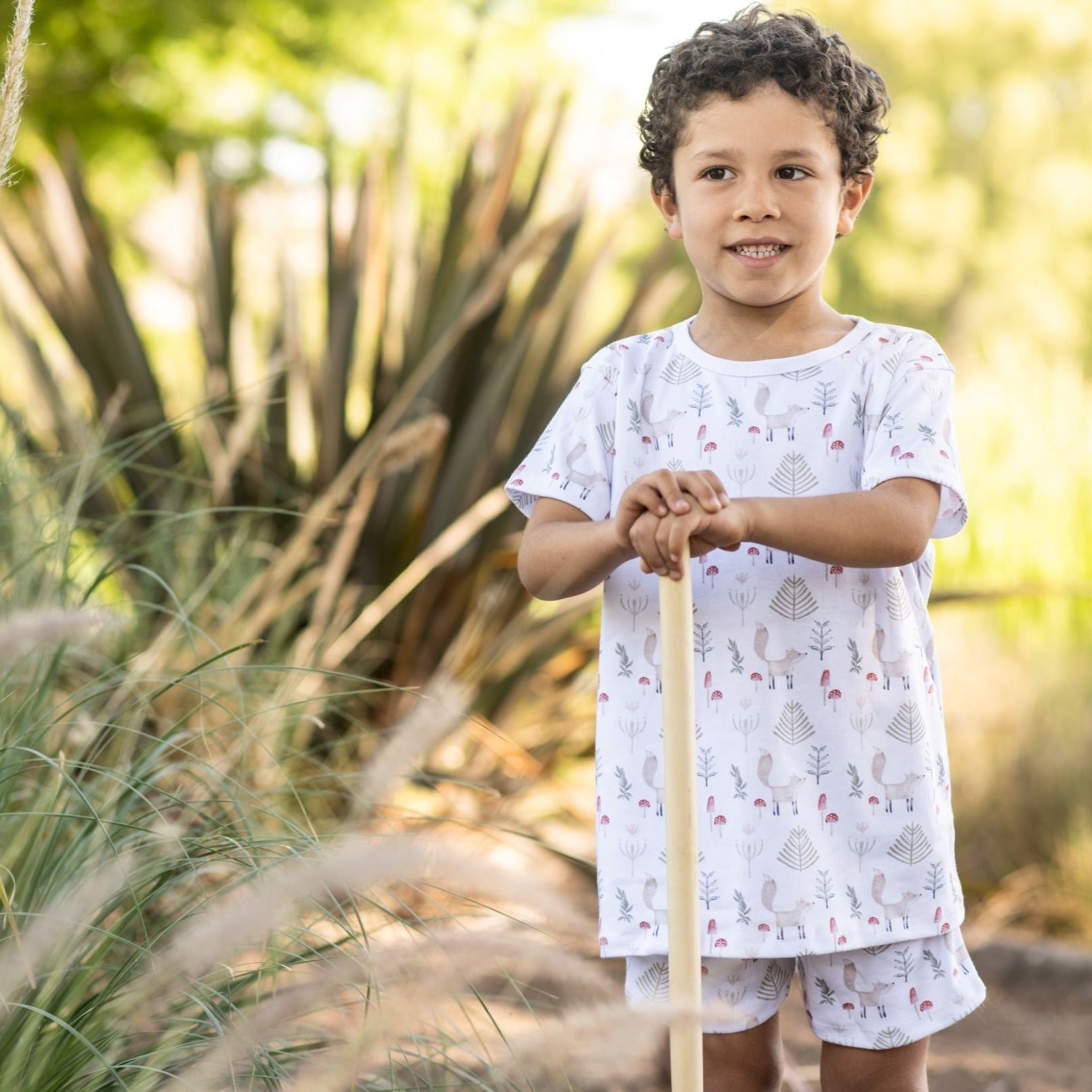 Pijama Para Niño de algodón Premium - Bosque - Teo y Filippa – Teo & Filippa