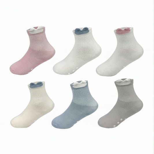 Pack 6 pares de calcetines antideslizantes de algodón
