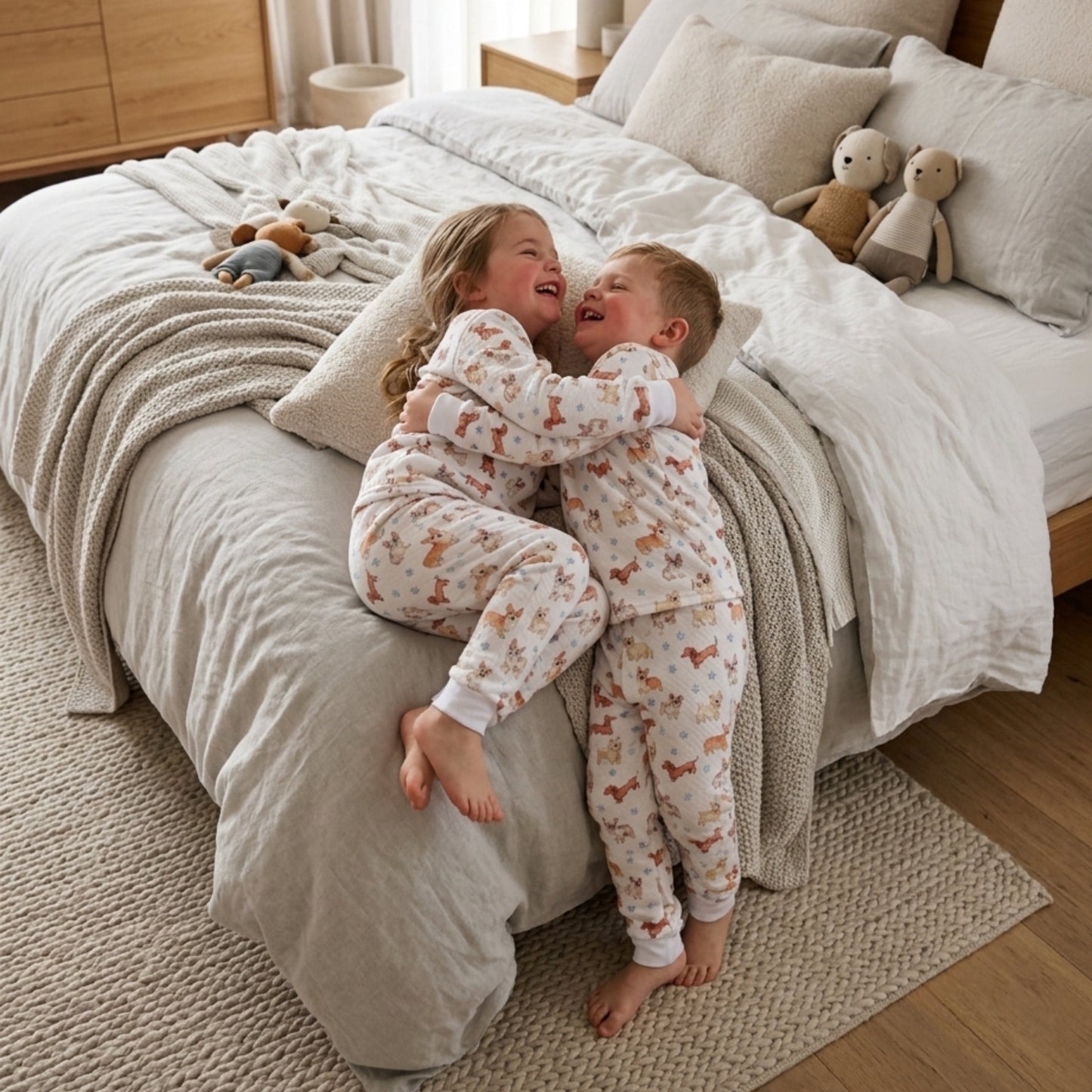 Pijama Invierno Niño Franela Algodón Pima Milo
