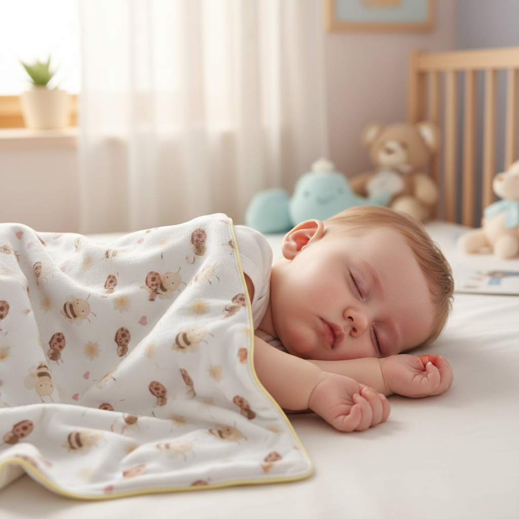 Manta de Algodón Premium Abejita