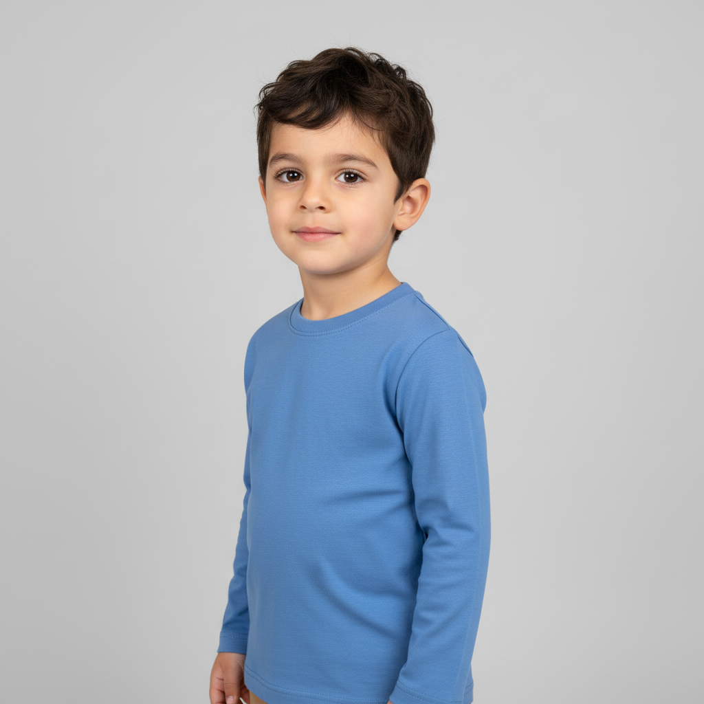 Camiseta de Bambú azul