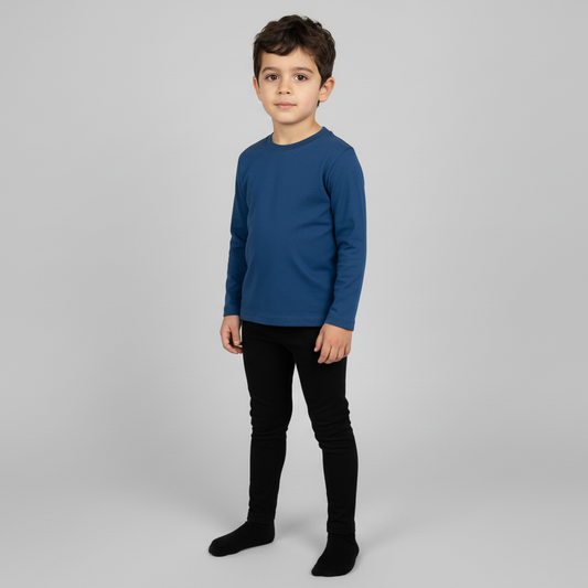 Camiseta de Bambú azul