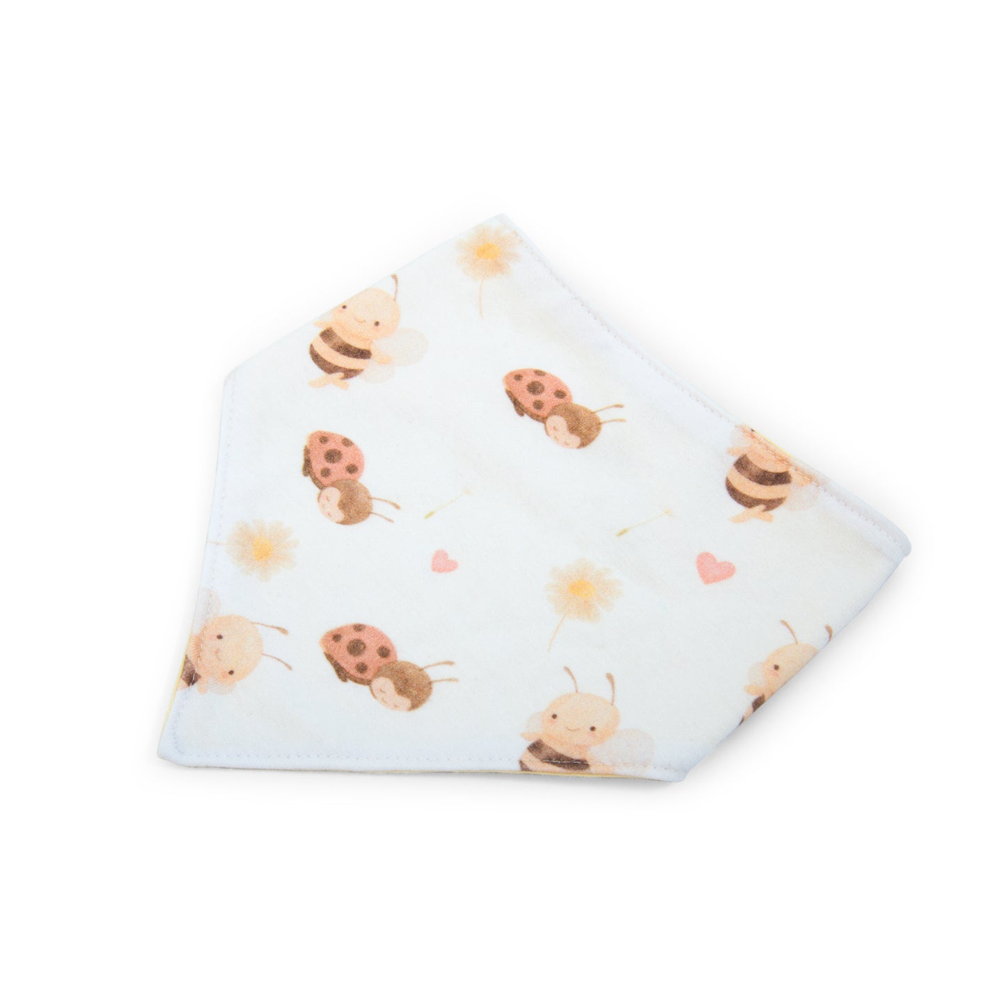 Babero  Bandana  Abejita de Algodón Reversible