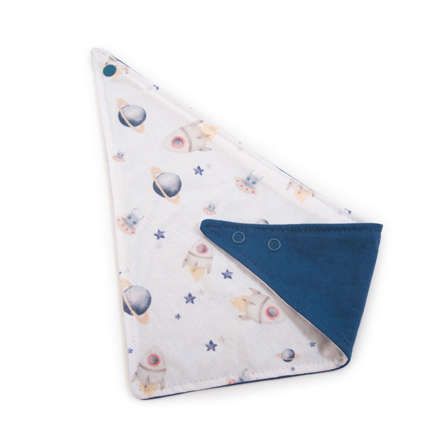 Babero  Bandana  Espacio de Algodón Reversible