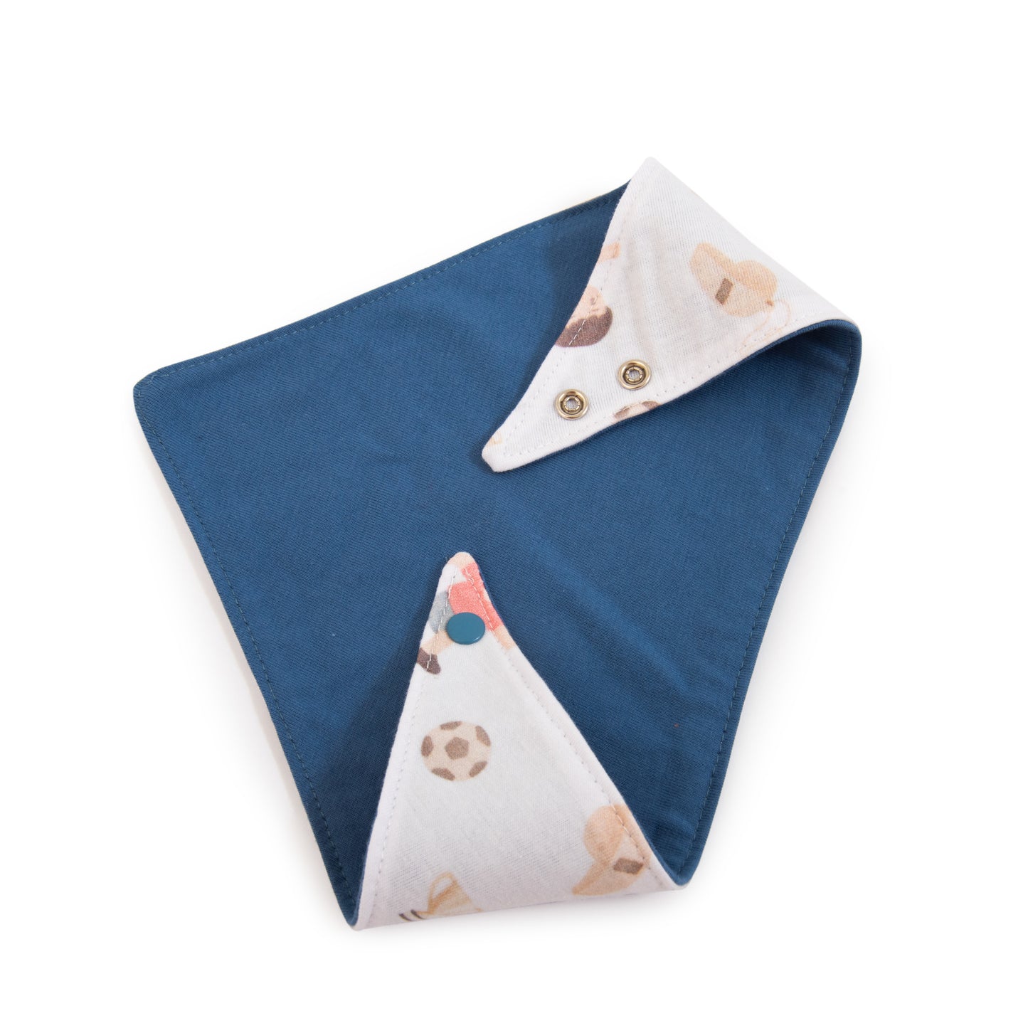 Babero  Bandana  Futbol de Algodón Reversible