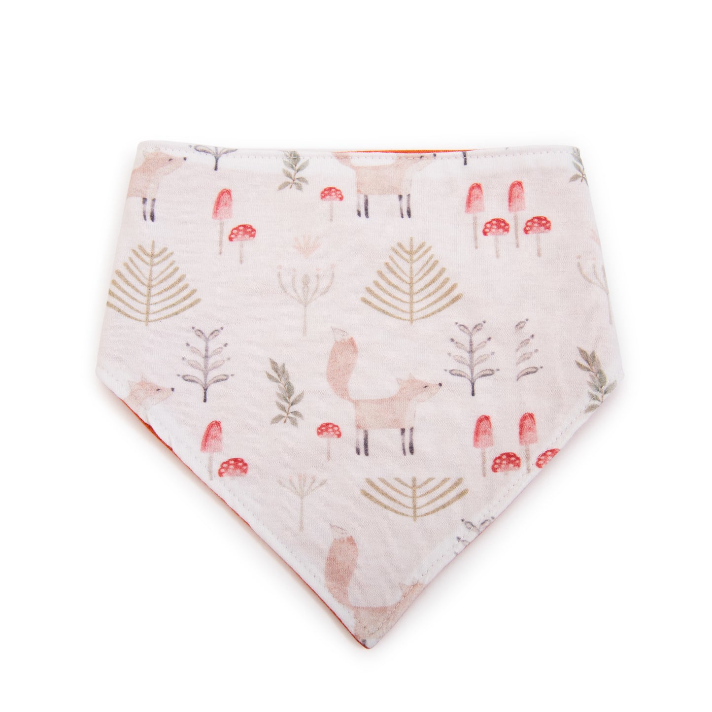 Babero  Bandana  Bosque de Algodón Reversible