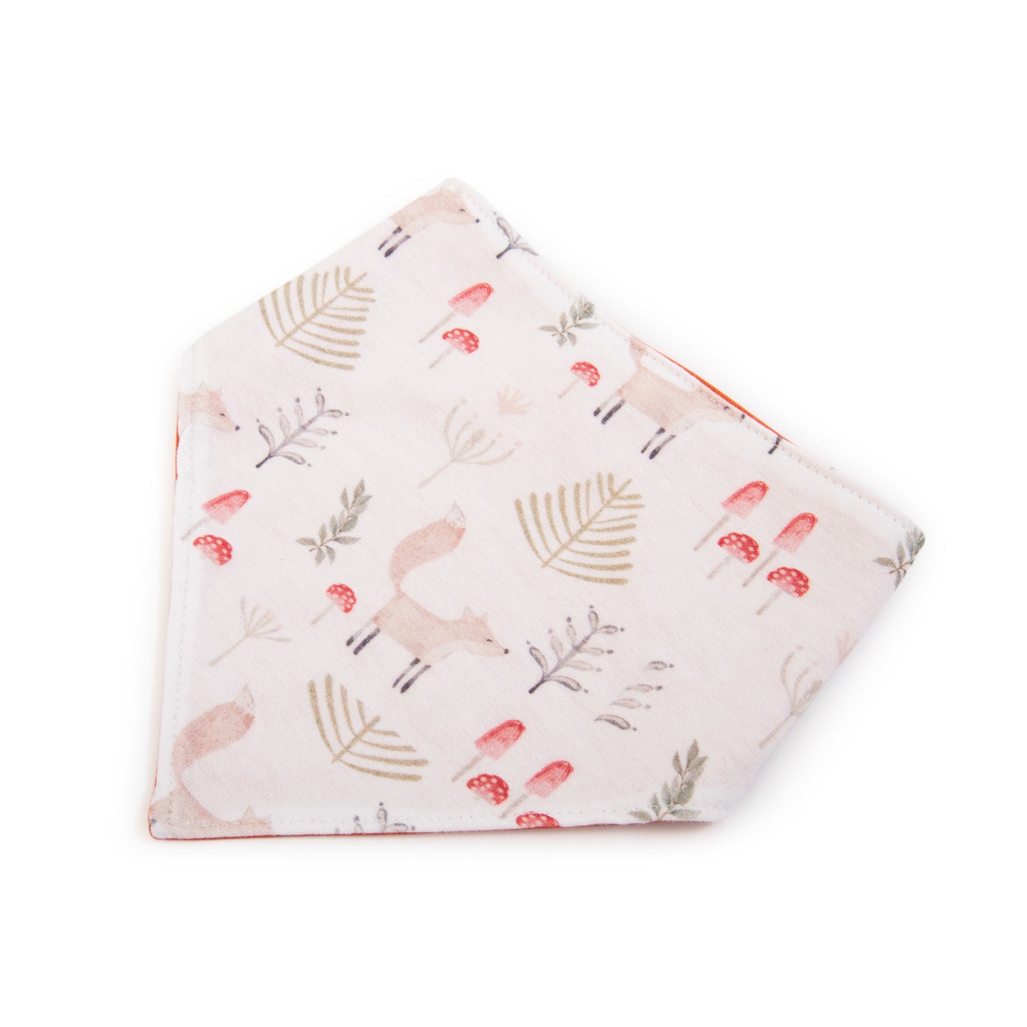 Babero  Bandana  Bosque de Algodón Reversible