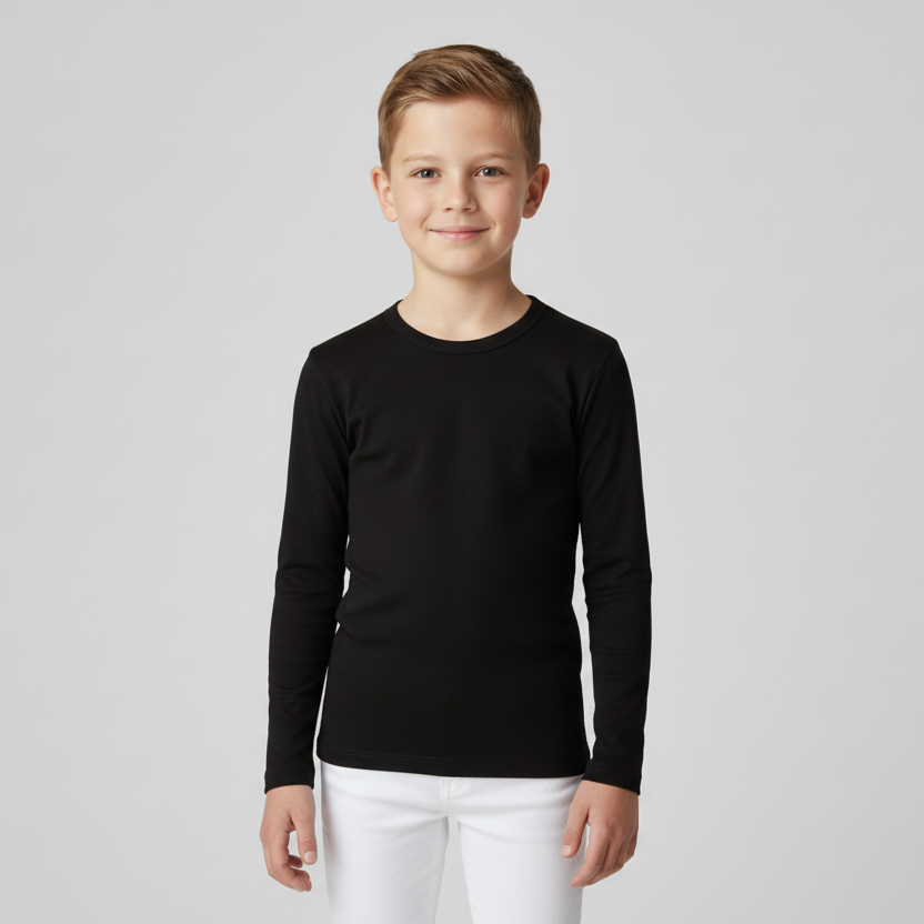 Camiseta Algodón Unisex Negra