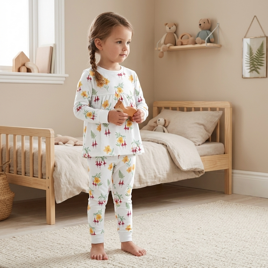 *PREVENTA* Pijama Invierno Niña Franela Algodón Pima Antillanca