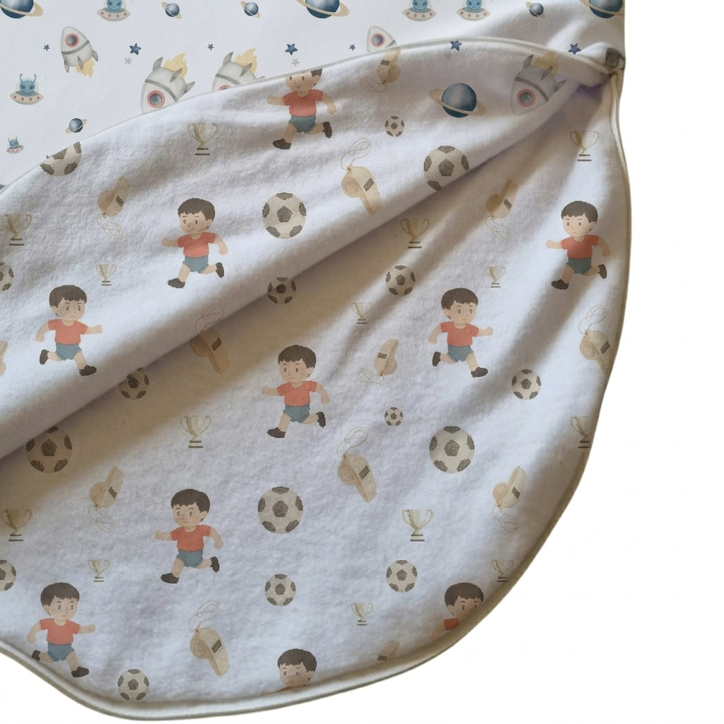 Saquito de Dormir Reversible Tipo Gota, Algodón Pima, Niño TOG 3.0