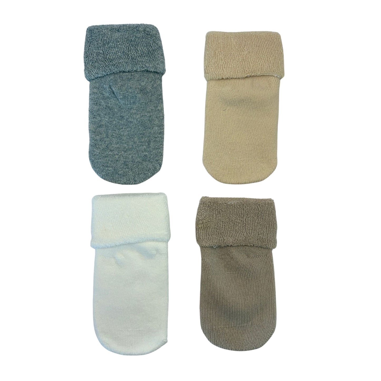 Pack de 4 Calcetines de Algodón con Textura Soft – Colección Animalitos