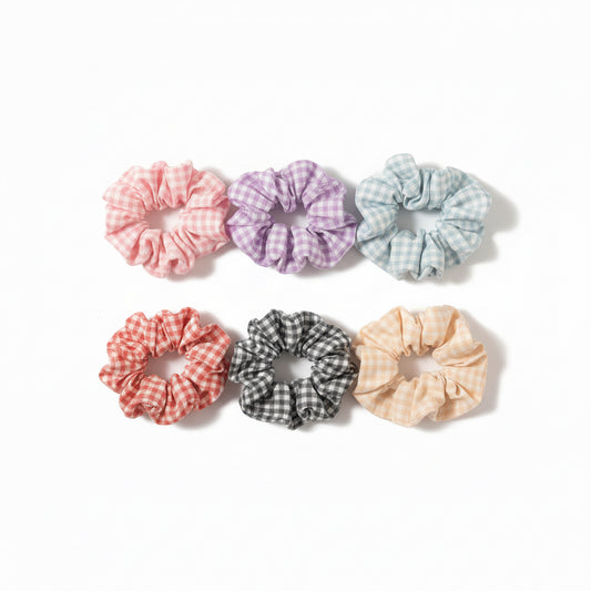 Set 6 Scrunchies Picnic Vichy