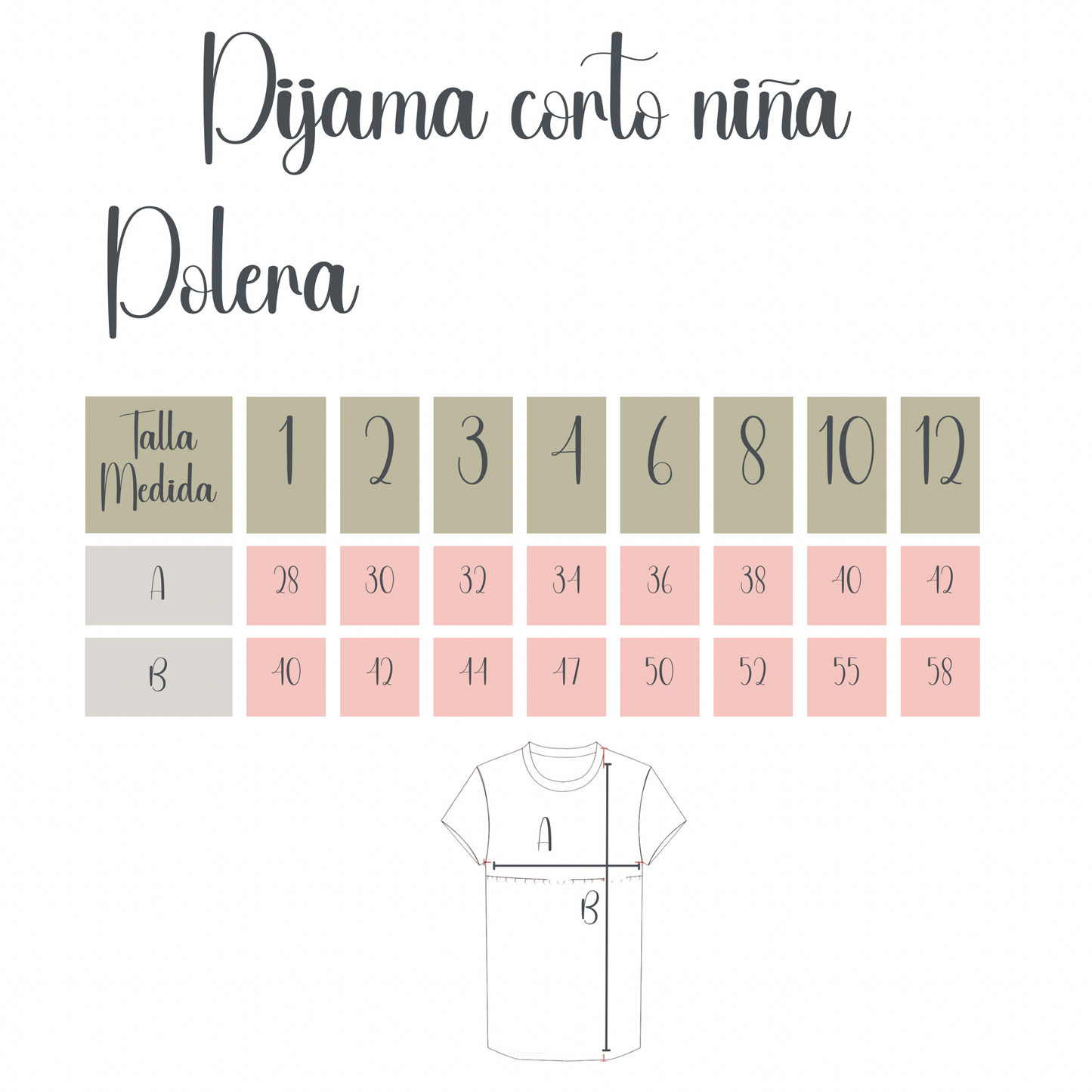 Pijama de Verano Algodón Pima Premium Abejita