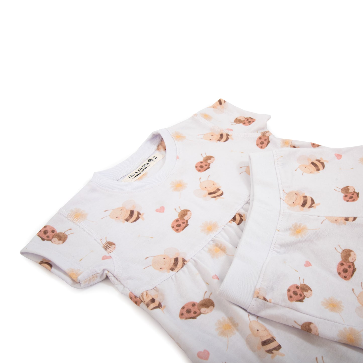 Pijama de Verano Algodón Pima Premium Abejita