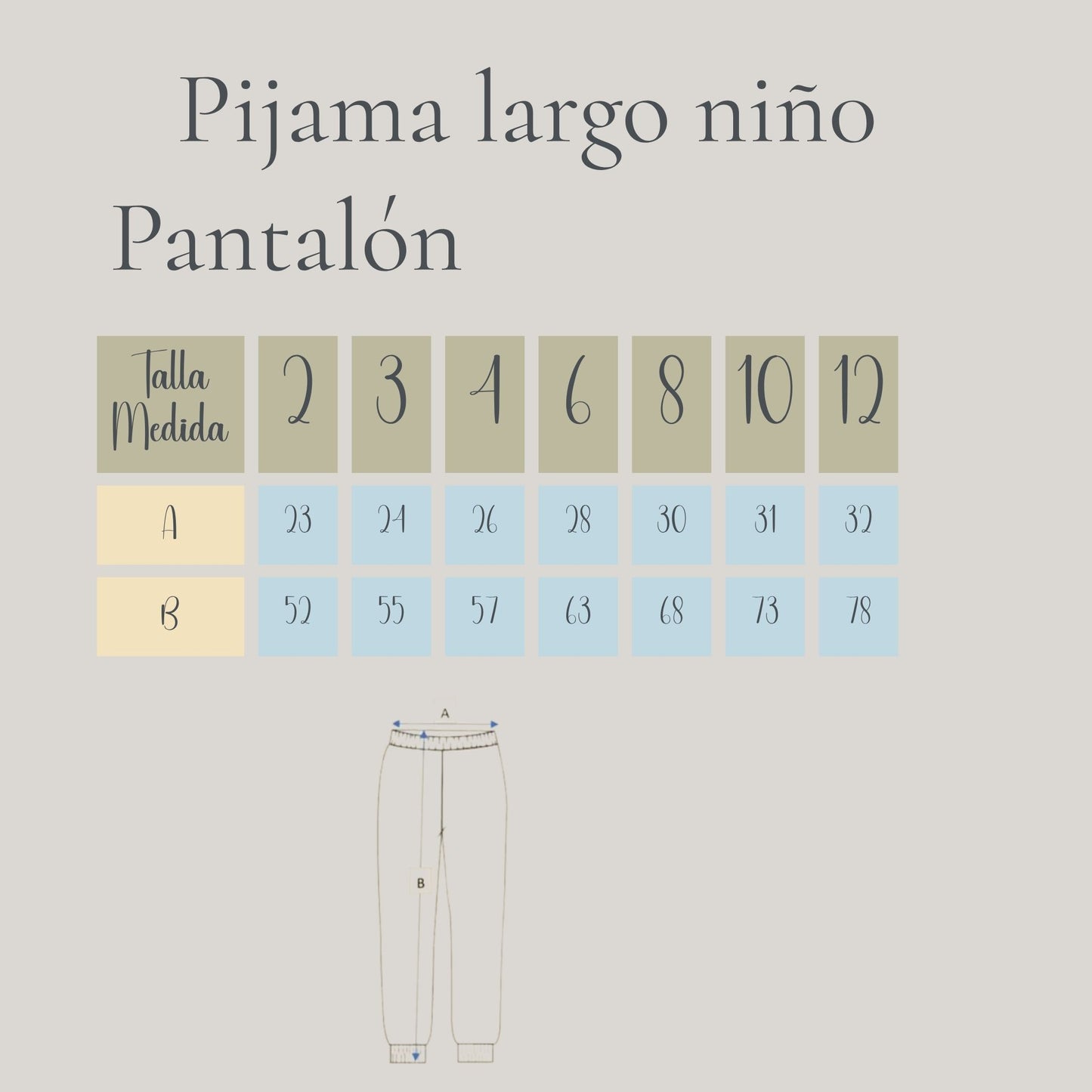 Pijama Media Estación Algodón Pima Brisa Antártica Niño