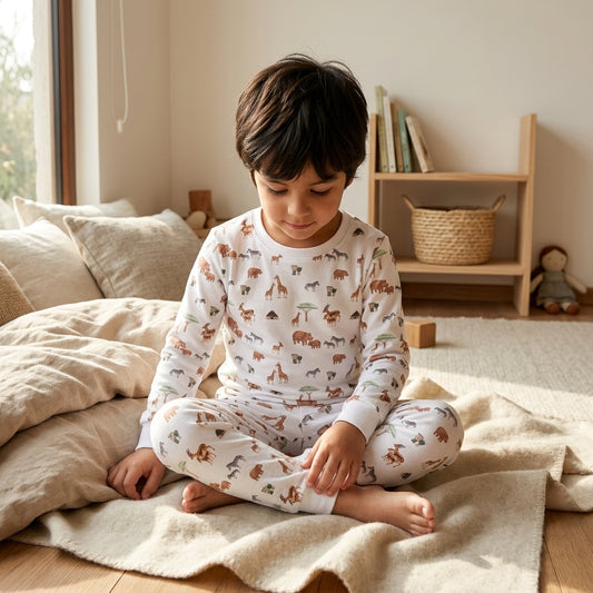 Pijama Brisa Raices de África · Algodón Pima Jersey