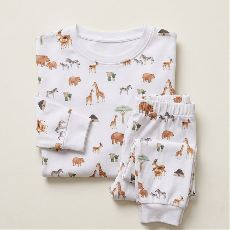 Pijama Brisa Raices de África · Algodón Pima Jersey