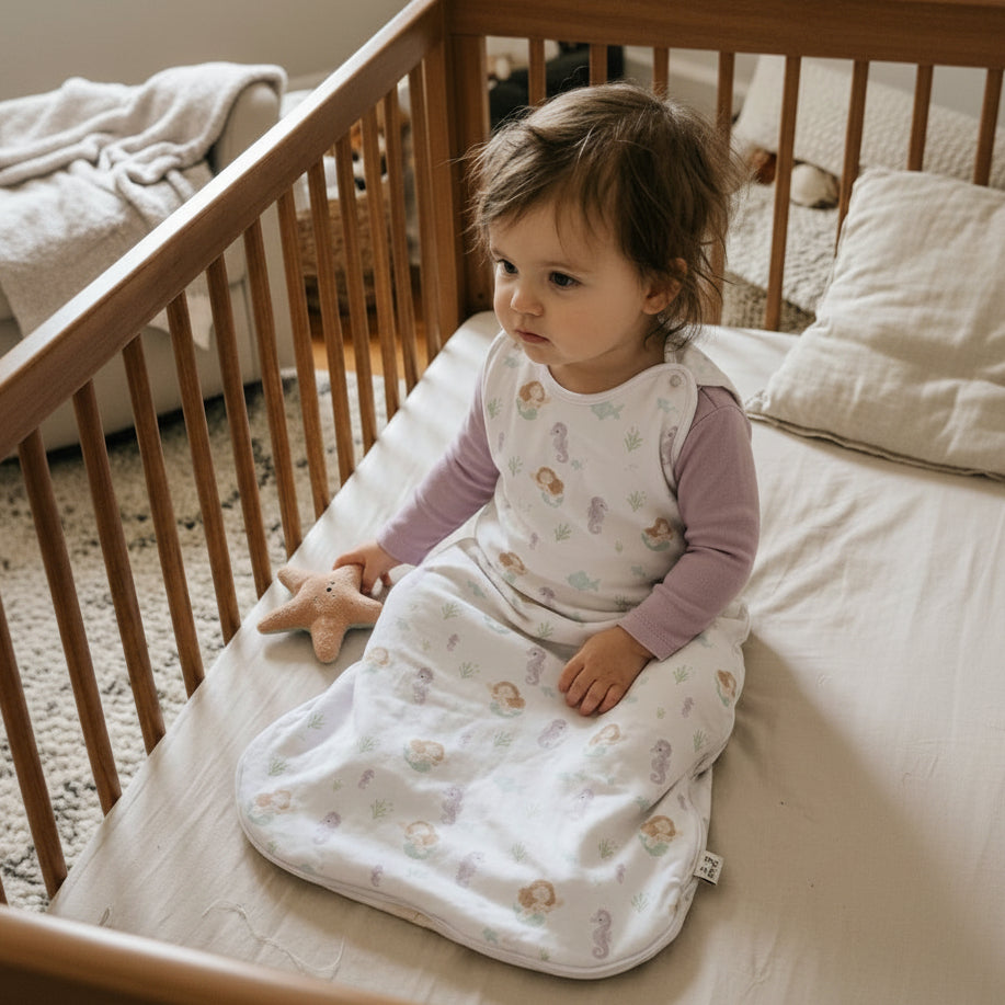 Saquito de Dormir Reversible Tipo Gota, Algodón Pima, Niña TOG 3.0